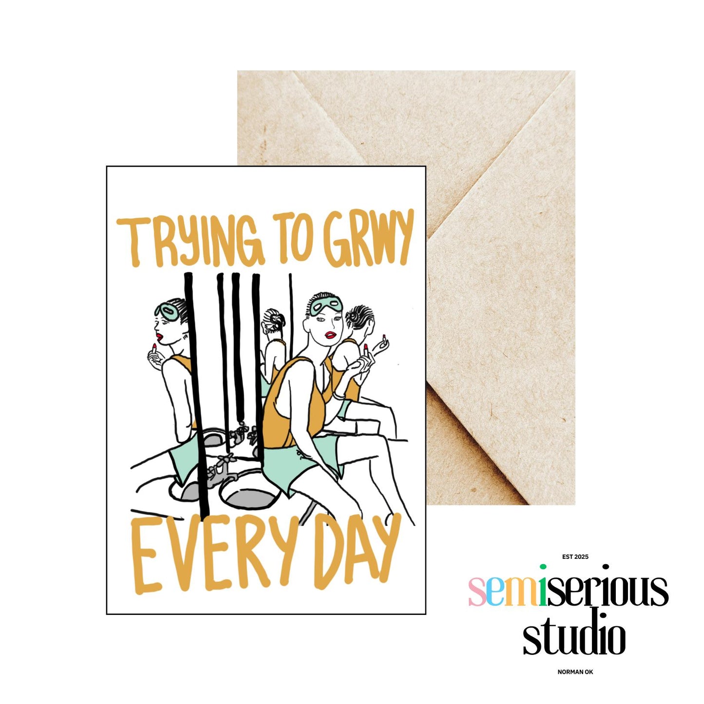Get Ready With You Every Day Valentine's Day Card, Unique Greeting Card for Him, Her, and Couples,
