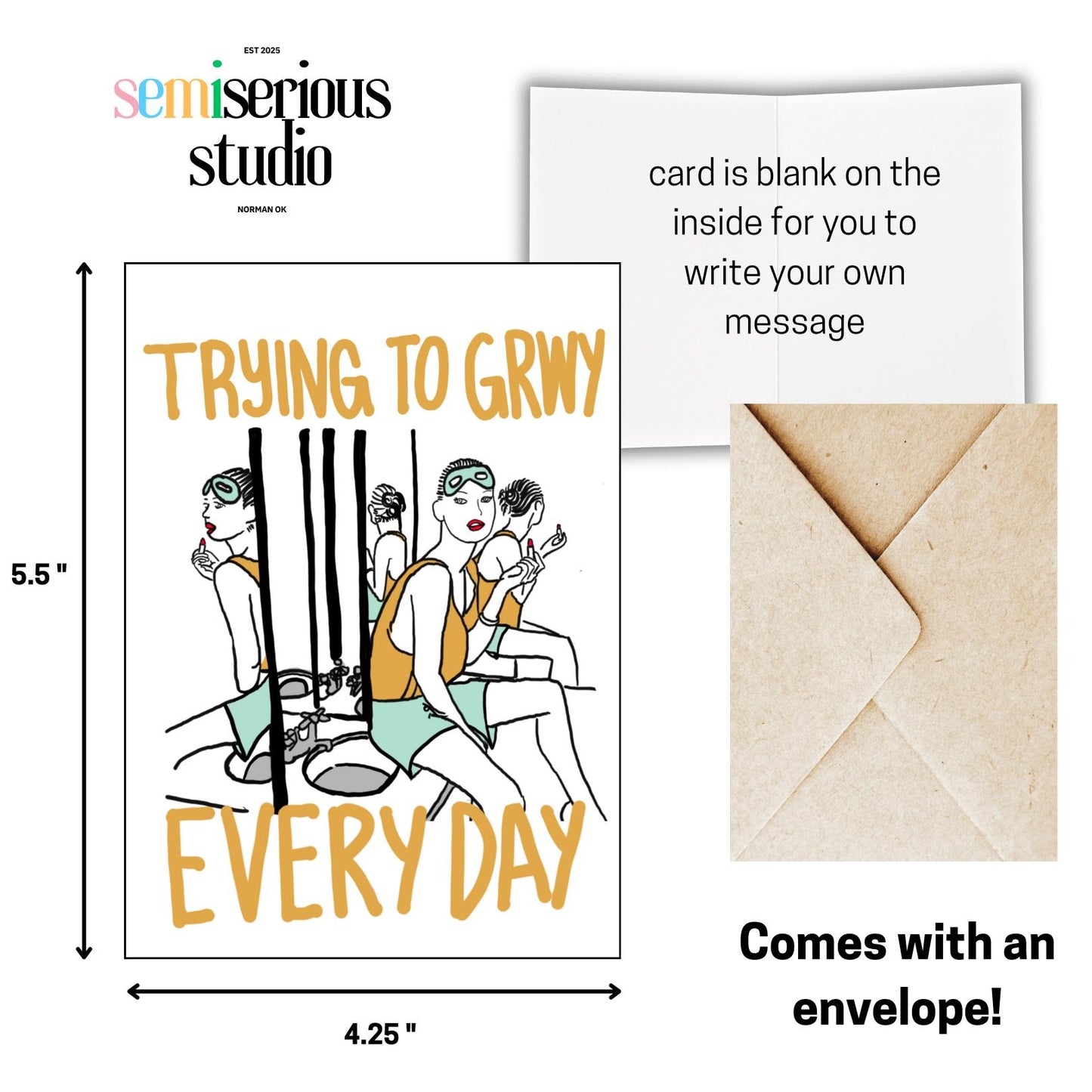 Get Ready With You Every Day Valentine's Day Card, Unique Greeting Card for Him, Her, and Couples,