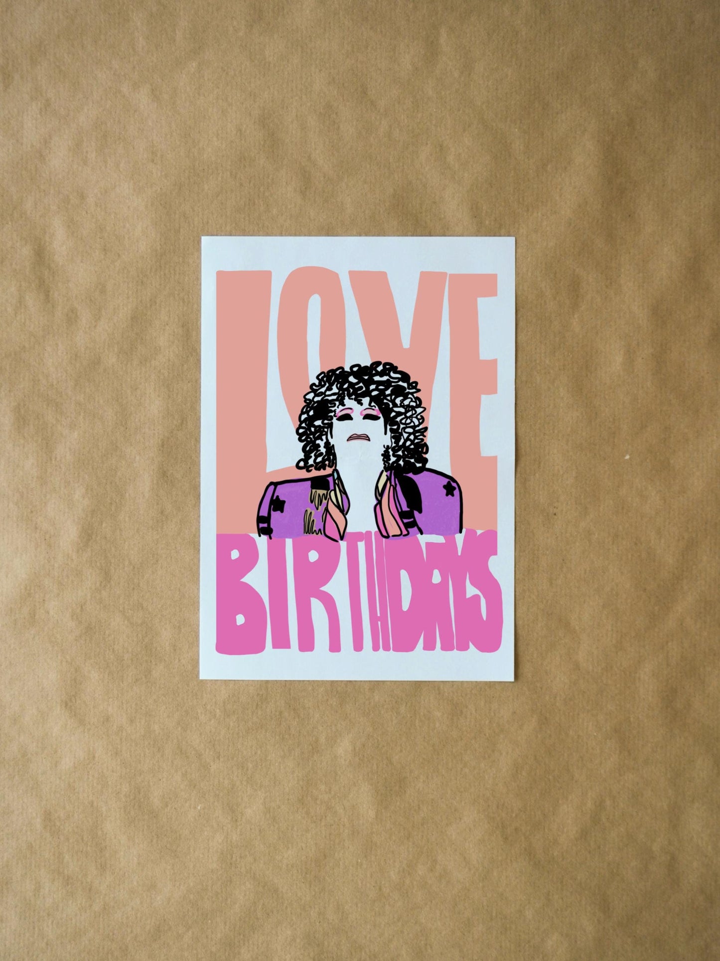 Thorgy Thor Love Birthdays Card - Cute Colorful Drag Queen Greeting Card for LGBTQ Friends and Family, RuPaul's Drag Race Gift