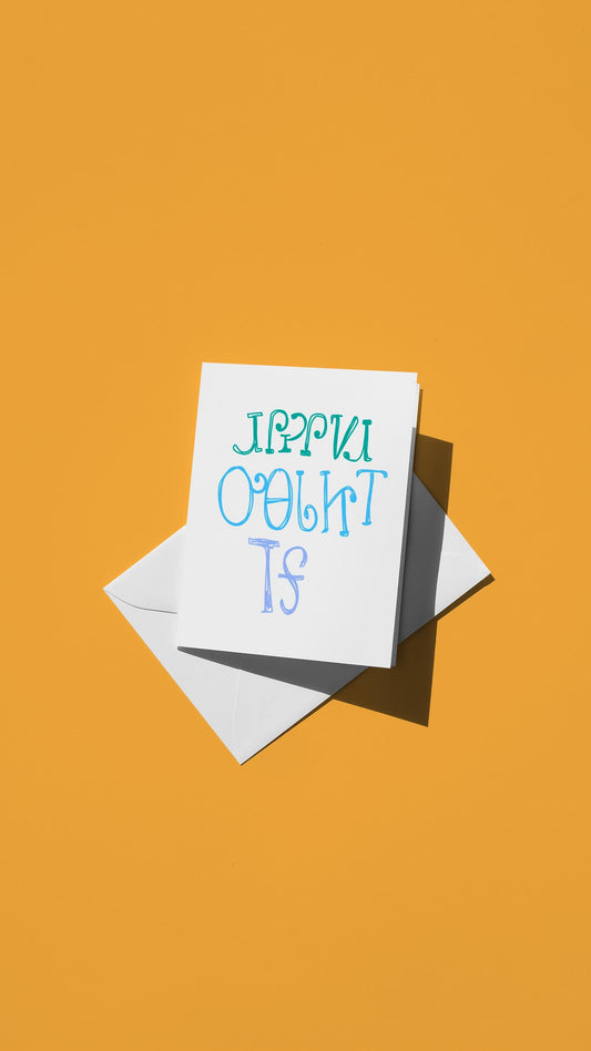 Hand-drawn illustration of hand-drawn digital design with a message in pastel-colored Cherokee syllabary