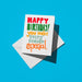 Hand-lettered multicolour text reading 