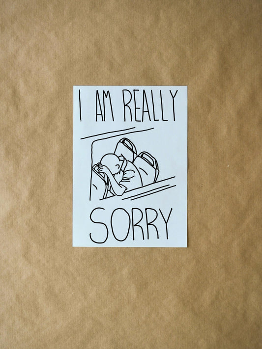 I am Really Sorry Sympathy Card for Loved Ones, Handwritten Touch & Thoughtful Message, Comforting Greeting Card