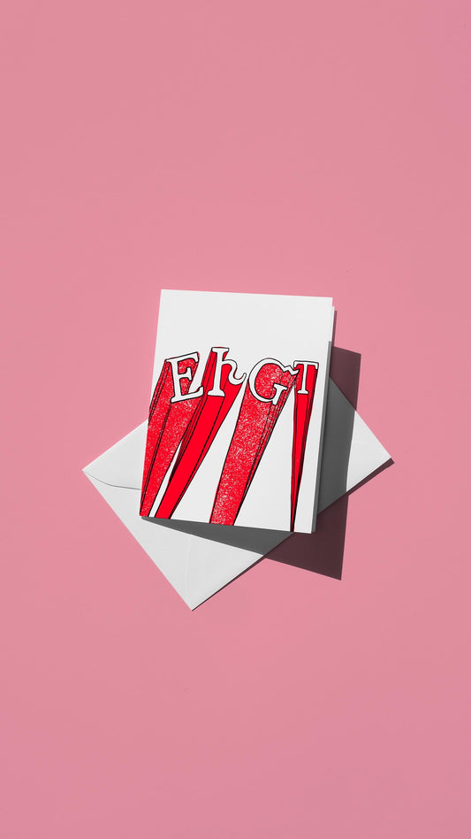 Cherokee Love Greeting Card | I Love You in Cherokee Syllabary | Indigenous | Sweet Note for Friends & Lovers | Romantic Just Because